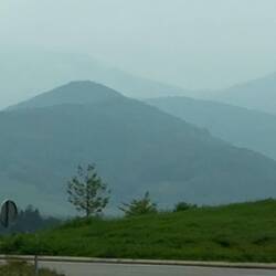 The transparent hills of Alsace