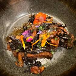 Wild Mushroom on Pain Grille