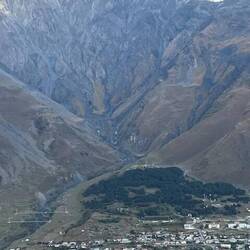 Looking from church back to Gelgit village