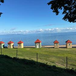 Badehäuschen...den ehemaligen nachgebaut...