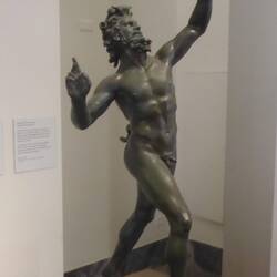 Bronze faun