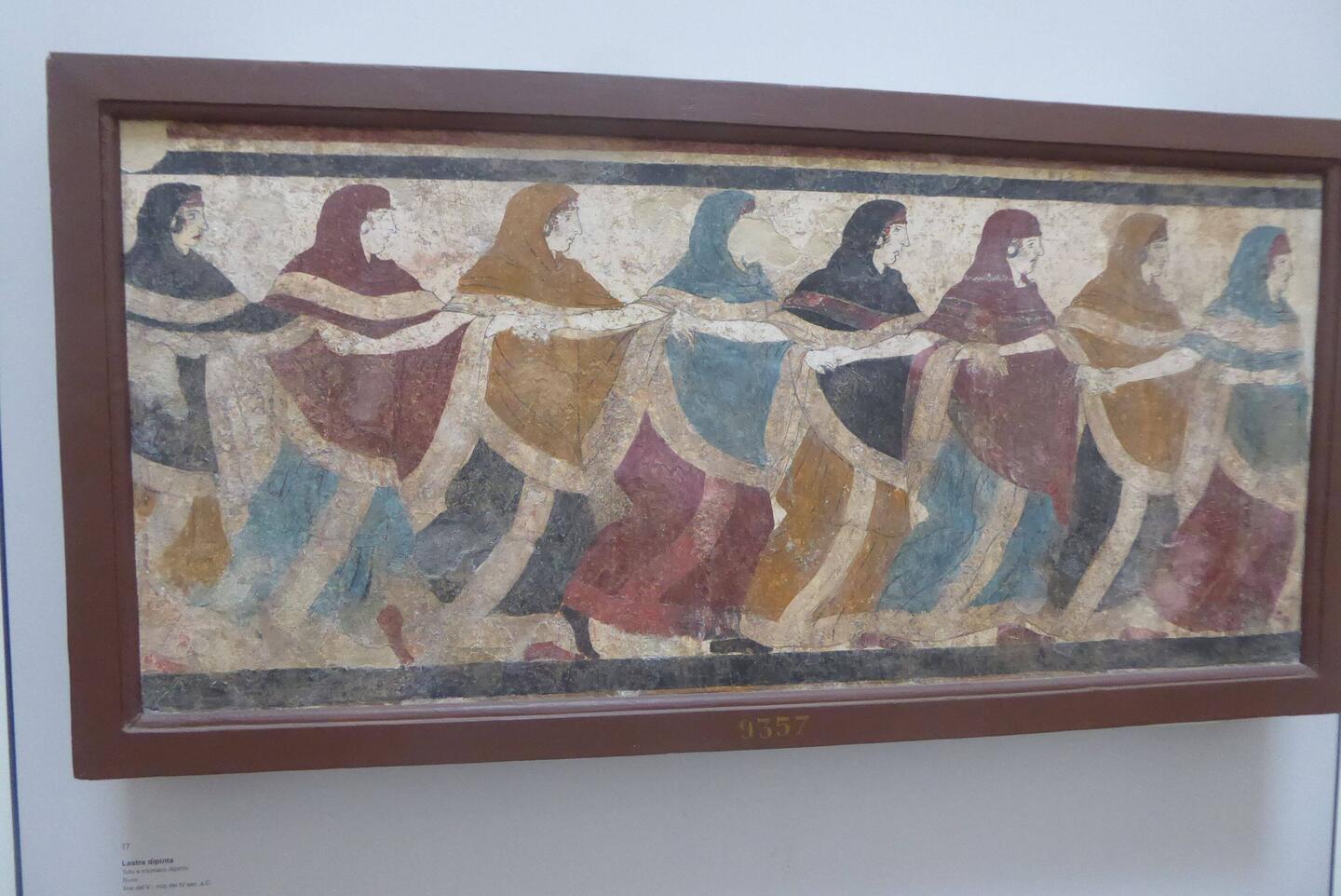 Greek fresco 5th century bc