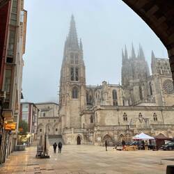 Last walk by the cathedral this morning.