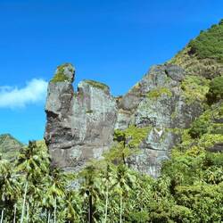 Die Felsformation soll an die Jungfrau Maria mit Kind erinnern.
