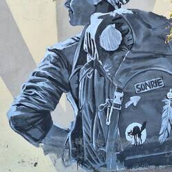 Hay bastantes murales lindos ppr todos lados