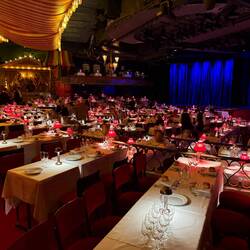 Moulin Rouge restaurant. The stage was very adaptable!