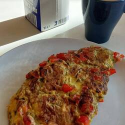 Kleines Frühstückchen (Augen waren natürlich größer als Hunger 🙈)