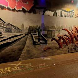 Im Grafitti Tunnel....