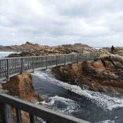 A bit like a mini horizontal falls