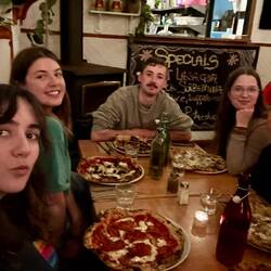 Pizza als beloning uiteraard