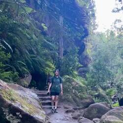 Watervalletjes, het beekje, de vogels, al het groen... Supah