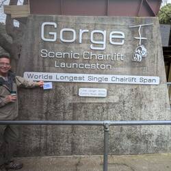 We got sucked in by the advertisement "world's longest single span chairlift"...