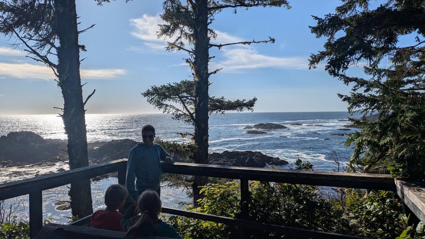 Der Wild Pacific Trail kurz vor Sonnenuntergang
