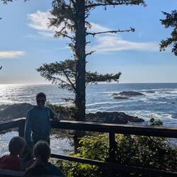 Der Wild Pacific Trail kurz vor Sonnenuntergang