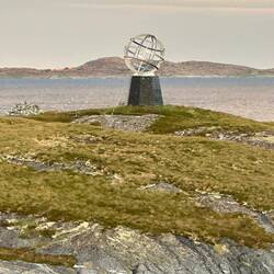 Genau 7:45 Uhr haben wir den Polarkreis überquert