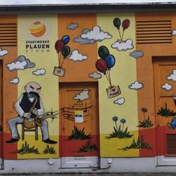 Und überall Spuren von Vater und Sohn