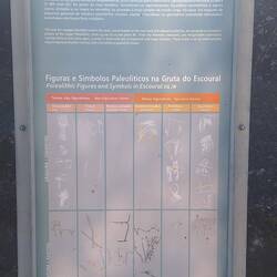 Some of the art and symbols found in the cave
