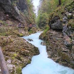 Whitewater in Vintgar Gorge
