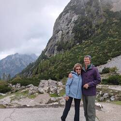 Cold and breezy at Vrsic Pass