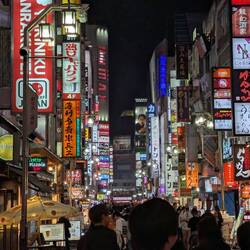 The street owned by the Yakuza (Japanese Marfia).