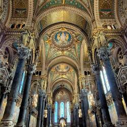 Inside the Cathedral. So ornate!