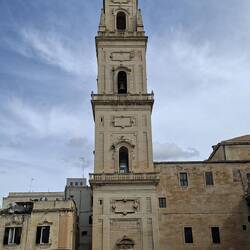 50m bell tower in Piazza Duomo. Built 1661 - 1681.