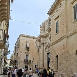 First day. Typical Lecce street.