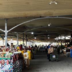 At the bazaar/market