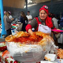 These are dumplings in a tomato sauce