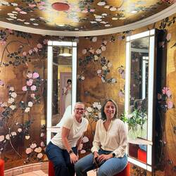 This bathroom is amazing at The Ivy Restaurant Oxford