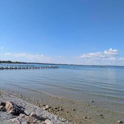 Hier wird der See auch weniger spannend