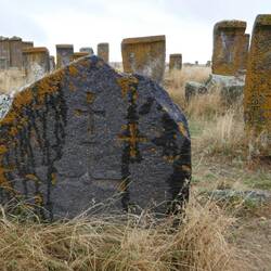 More gravestones - names are not placed on stones, only crosses