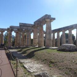 Inside the oldest temple built 530bc before the parthenon