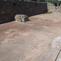 Poor man's mosaic floor