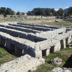 Mysterious pool with ramp and platform