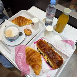 Breakfast of champions! Like the old saying, we aren't here to lose weight or save money