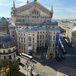 Paris Opera House from top floor of the Galleries