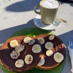 I had to walk 10 km for this breakfast, but it was worth it!