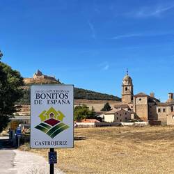 Entering Castrojeriz, where I'm staying tonight.