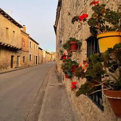 Leaving Hornillis at dawn.