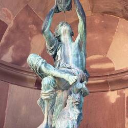 Boy Drinking Wine by Bartholdi