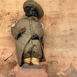 Cheerful Brussels sprite in honor of Alsace's Valiance in the occupation