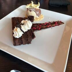 Chocolate Cake for dessert, very, very good