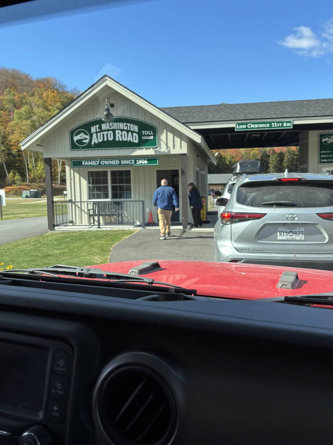 Auto Road entrance, $32 per person