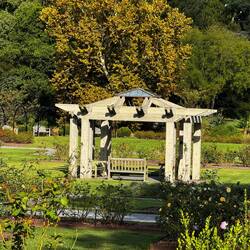 Pergola in Norfolk Botanical Gardens