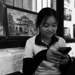 "Hazel"..... my Guide in Hanoi!