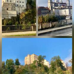 Passau aus dem Bus