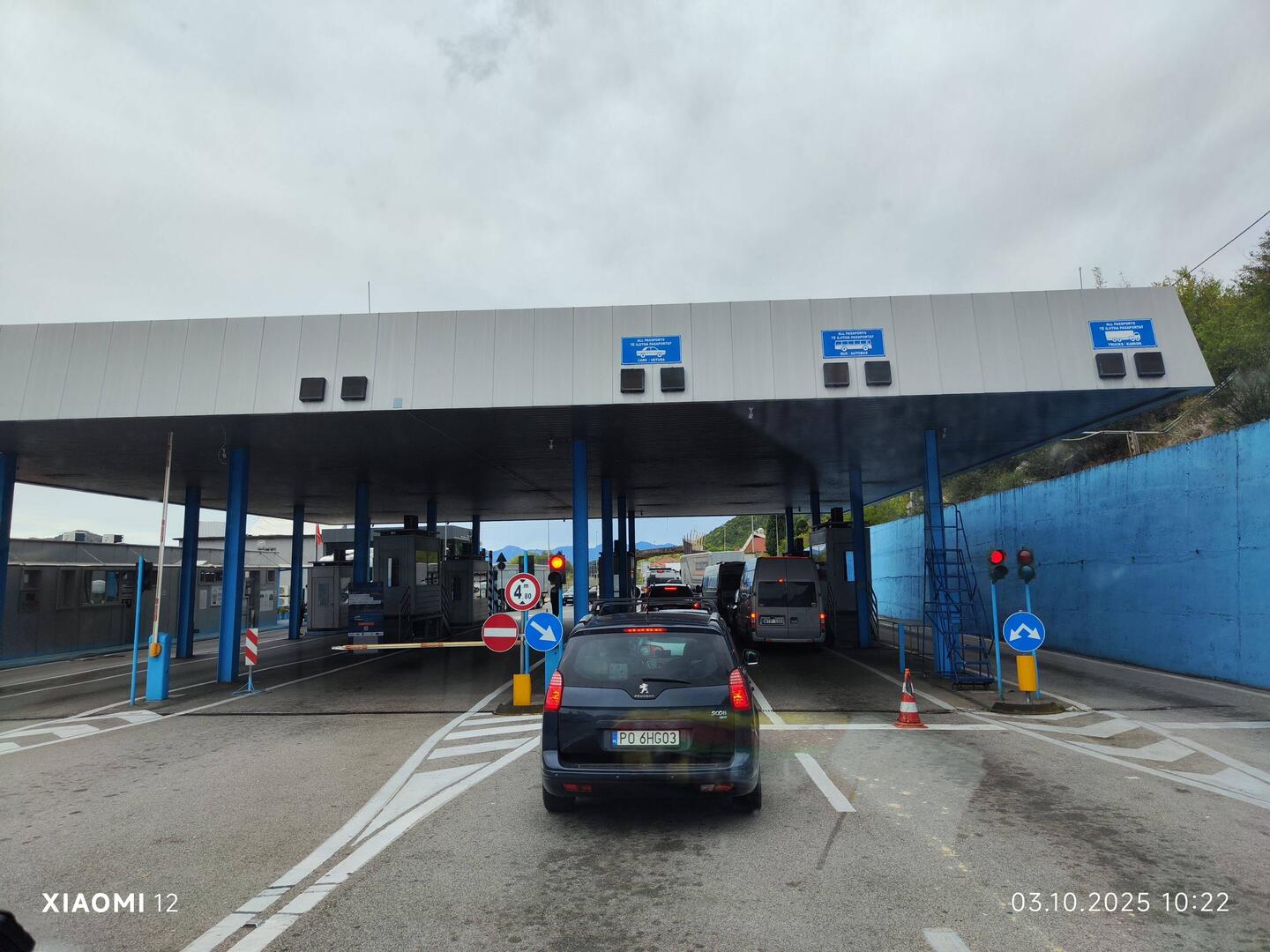 Wir wurden kontrolliert, die Bundespolizei macht heute hier Schulung. Gott sei Dank, Deutsch ☺️