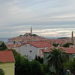 Old town Rohinje from our hotel window
