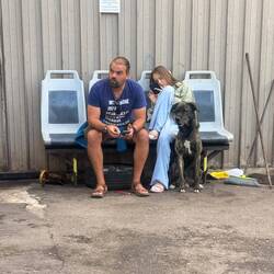 Wartebereich sehr luxuriös 😂